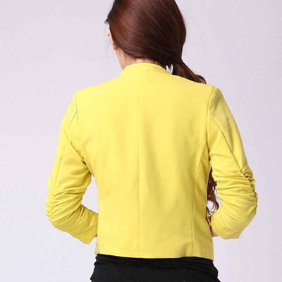 

Toponeto Women Long Sleeve Loose Lapel Slim Suit Outwear Blazer Coat Jacket