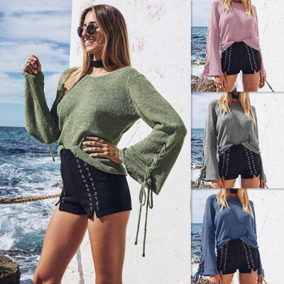 

Women Long Sleeve Batwing Knitted Sweater Tops Loose Cardigan Outwear Coat New