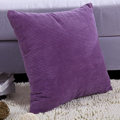 

Large Thick Cord Soft Quality Square Scatter Cushion Covers Solid color corduroy