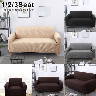 

123 Seater Dustproof Sofa Knitted Cover Knitted Stretch Full Sofa Covering Couch Slipcover Stretch Covers