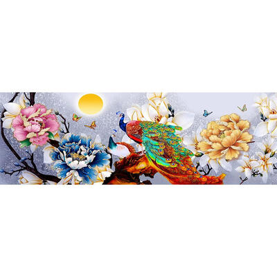 

5D DIY Full Drill Diamond Painting Peace Peafowl Cross Stitch Embroidery