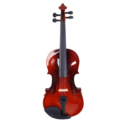 

Glarry 12 Children Coffee Violin CaseBowRosinShoulder RestStringTuner Durable