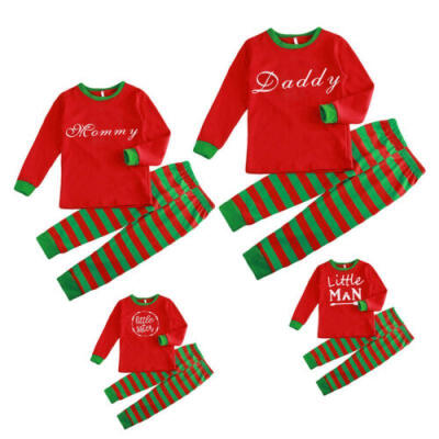 

Christmas Family Matching Pajamas Set Adult Mens Womens Kids Sleepwear Nightwear