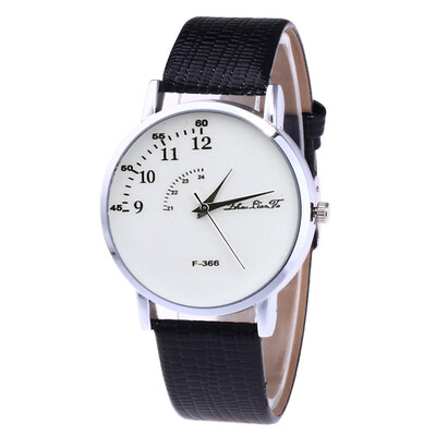 

RM Zhou Lianfa Brand New Quartz Watch Mens Leather Strap Korean Lady Student Coupl