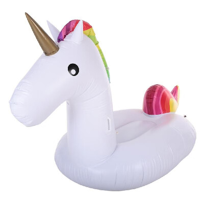 

270140130cm Giant Unicorn Pool Toy Pool Floats Floating Unicorn Inflatable Swim Sunbathing Pool Parties