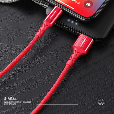 

Joyroom -M364 Lighting USB Cable Charging Intellgent Power Off For Apple IPhone 6 7 8 Plus X -1m