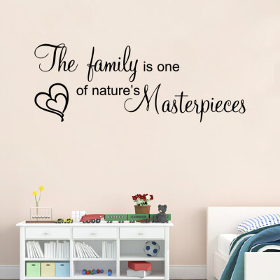 

〖Follure〗Family Letter Quote Removable Vinyl Decal Art Mural Home Decor Wall Stickers