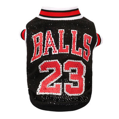 

Summer Numbers Basketball Uniforms Dog Clothes Vest Sportswear Pet Outfit