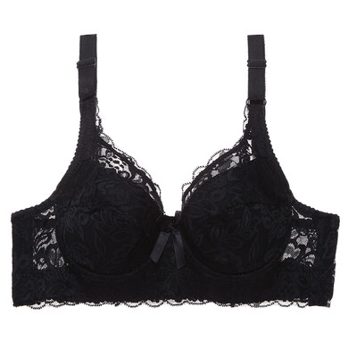 

〖Follure〗Fashionable Women Lace Gathered Bra Adjustable Pair Of Thin Breast Cup Underwear