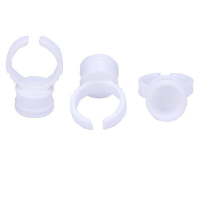 

〖Follure〗Disposable Glue Ring Pallet Holder Eyelash Extension Tattoo Pigment