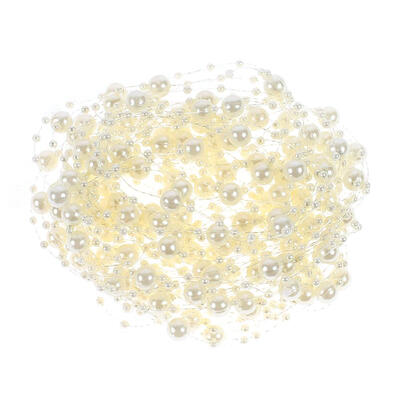 

10M Fishing Line Artificial Pearls Beads Chain Garland Flower Wedding Decor