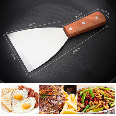 

Stainless Steel Spatula Pancake Turner Pizza Steak Shovel Cook BBQ Baking Tool