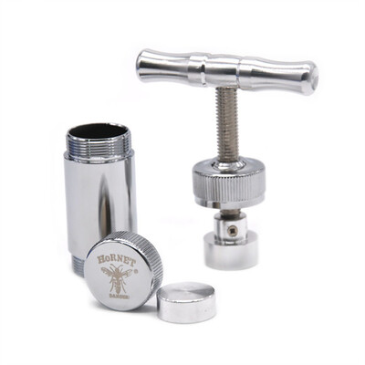 

〖Follure〗Hornet Metal Aluminum Presser Compressor Herb Grinder Tobacco Spice Crusher