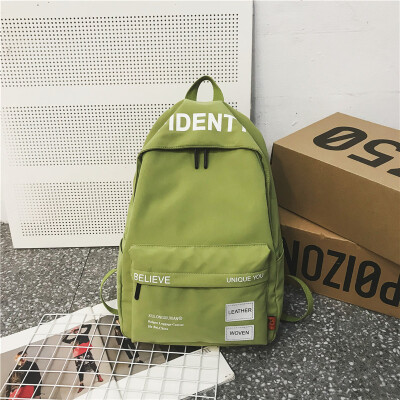 

Schoolbag female Korean high school ins wind Harajuku ulzzang high school schoolbag mens backpack backpack fashion