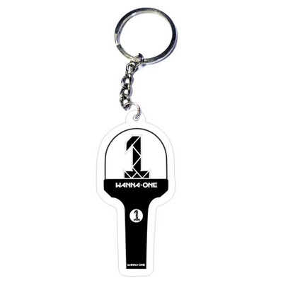 

WANNA ONE Light Stick Album Key Chain Acrylic Key Ring Fashion Fans Gift