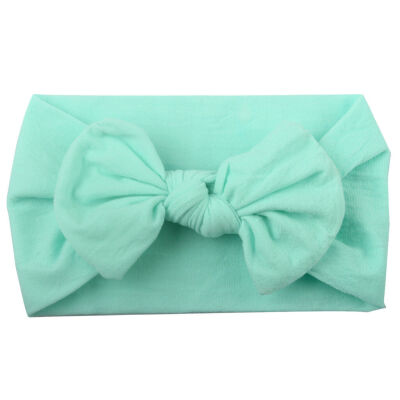 

Baby Tie Bow Pom Pom Head Wrap Turban Top Knot Headband Newborn Girl Accessories