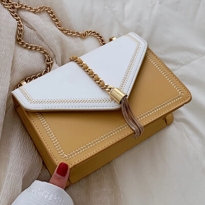 

Chain small bag women2019 new simple simple single-shoulder single-shoulder single-shoulder simple&small square bag