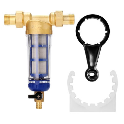 

Stainless Steel Water Filters Front Purifier Copper Lead Pre-filter Backwash Remove Rust Contaminant Sediment