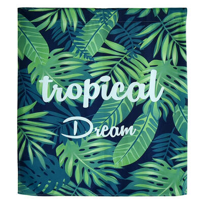 

Plants Digital Printed Sheer Doorway Short Kitchen Door Curtains Home Decor