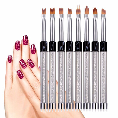 

〖Follure〗8 Pcs UV Gel Acrylic Liner Painting Nail Art Tips Design Polish Brush Pen Set
