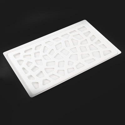 

Greensen Plastic Storage Tray Kitchen Drain Storage Rack Drain Rack Fruit Tray Kitchen Plastic Dish Drai