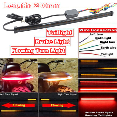 

MotorcycleSequential Switchback Flowing LED Tail Brake Turn Signal Strips Light