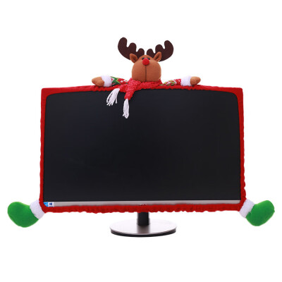 

〖Follure〗Christmas Hotel mall Cash register computer Dust Cover Snowman Elk Decorations