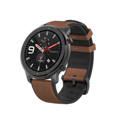 

Amazfit GTR 139 Inch Smart Watch 50m Waterproof Intelligent Wrist Smartwatch With 47mm Width Leather Strap - Chinese Version