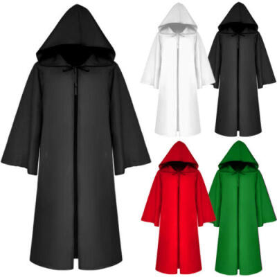 

Adult Kid Unisex Cape Robe Cloak Halloween Vampire Costume Cosplay Coat Tops AU