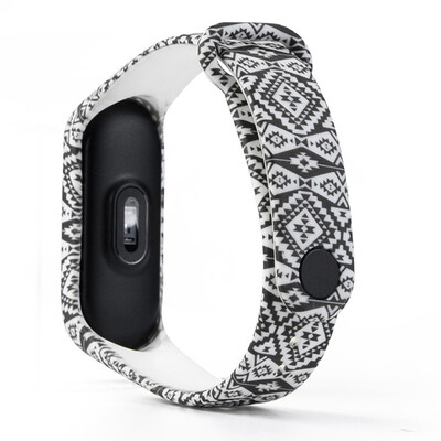 

〖Follure〗New Fashion Pattern TPU Smart Wrist Watch Strap for XiaoMi Mi Band 3 A