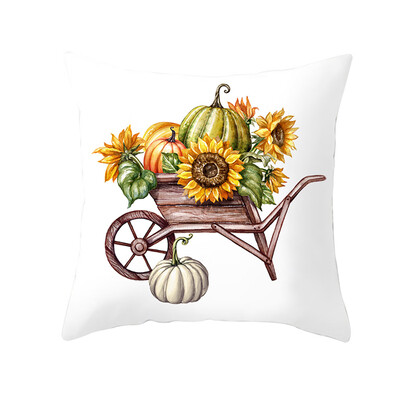 

Siaonvr Fall Halloween Pumpkin Pillow Case Waist Throw Cushion Cover Sofa Home Decor
