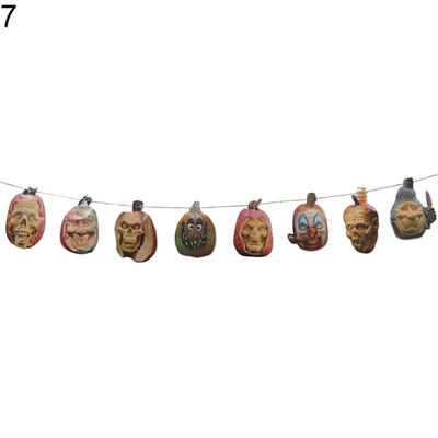 

Horrible Halloween Party Haunted House Hanging Garland Pennant Banner Decoration