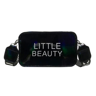 

Laser Letter Print Shoulder Messenger Handbags Women Leather Crossbody Bags