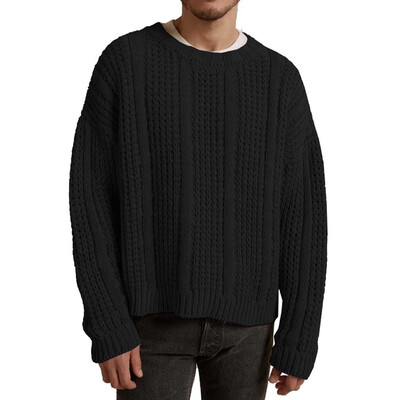 

Toponeto Fashion Mens Autumn Winter Pullover Knitted Warm Sweater Blouse Top