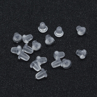 

Environmental Plastic Ear Nuts Clear 4x4mm Hole 05mm about 9500pcsbag