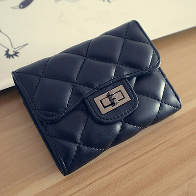 

European&American wallet ladies small fragrance Linger Mini double zipper ladies Pocket Coin Bag short