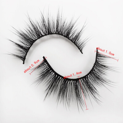 

7 Pairs Black Long Sparse Cross False Eyelashes Fake Eye Lashes Extensions Makeup Tools for stage