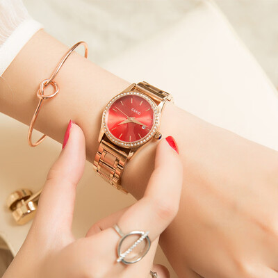 

Womens watch female non-mechanical watch automatic waterproof solid steel with quartz watch female table