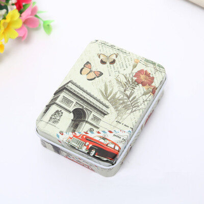 

Toponeto Travel Cosmetic Case Organizer Storage Cartoon Tinplate storage