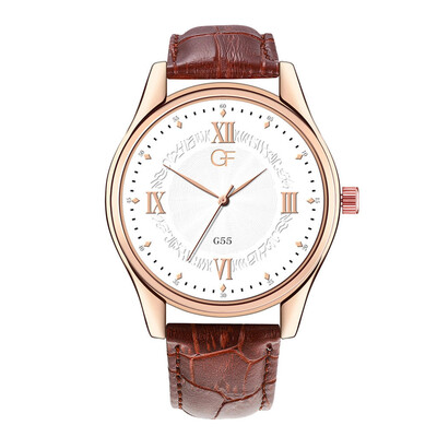 

Gobestart Hot Man Leather Watch Whatever Late Anyway Letter Watches New Pointer Glow
