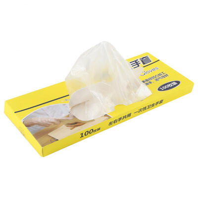 

Greensen 100pcs Box Transparent Clear Anti-slip Disposable Glove for Cooking Nursing BBQ