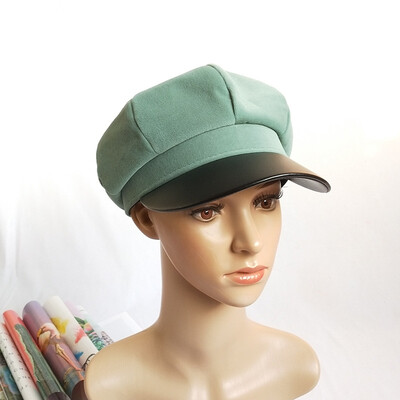 

Maowei cap beret female spring&autumn British retro painter hat male&female hat octagonal hat newspaper boy hat