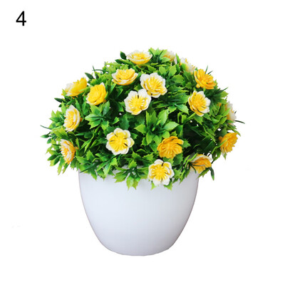 

1Pc Potted Artificial Flower Bonsai Stage Garden Wedding Home Party Decor Props