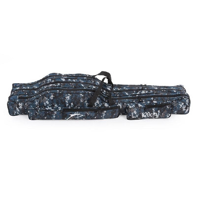 

Portable Folding Fishing Rod Carrier Canvas Fishing Pole Tools Storage Bag Case Fishing Gear Tackle