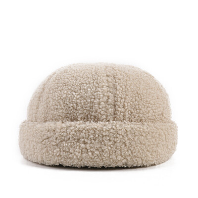 

Hat female autumn&winter new wool landlord hat student street hip hop Beanie melon skin hat Korean fashion Pullover hat