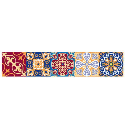 

Vintage Square Self Adhesive Removable Tile Sticker PVC Sticker Wall Art