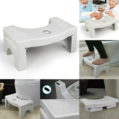 

New Aid Squatty Toilet Step Foot Stool Potty Help Prevent Constipation Bathroom