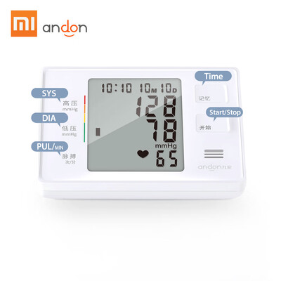 

Xiaomi Mijia Andon Electronic Blood Pressure Monitor Arm Heart Beat Rate Pulse Meter Tonometer Sphygmomanometers Pulsometer Digita