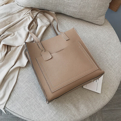 

Senior retro bag women 2019 new Korean version of high-capacity shoulder bag foreign style handbag tote bag