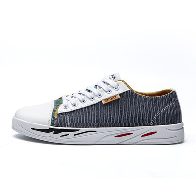

Mens shoes summer Korean version of the trend of wild casual Harajuku style mens shoes breathable canvas shoes men
